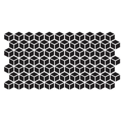 Dixie Belle Stencil - Trippy Blocks 16” x 20” - style: Trippy Blocks