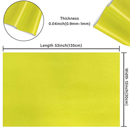 HYANG Smooth Solid Color Grass Green Faux Leather Sheets 1 Rolls 12"X53" (30cmX135cm),Faux Leather is Great for, Bows,Earrings Handmade DIY Craft Projects Making - color: Grass Green