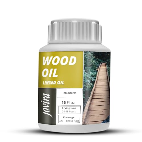 Linseed Oil. Natural Varnish (100% Pure) Nourishment, Protection and Care for Wood, Furniture. (16 OZ) - size: 16 Fl Oz (Pack of 1)