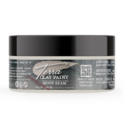 Dixie Belle Paint Company Terra Clay Paint - Moon Beam (4oz) - color: Moon Beam, size: 4 Fl Oz (Pack of 1)