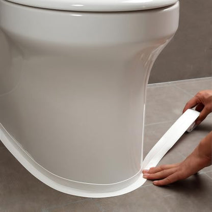 Caulk Tape Waterproof Self Adhesive, No Mess, No Tools Toilet Caulk Tape