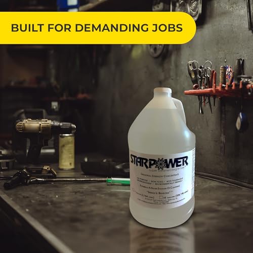 STARPOWER SUPER CLEANER/DEGREASER Concentrate, Heavy Duty, 1 Gallon - size: 128 Fl Oz (Pack of 1)