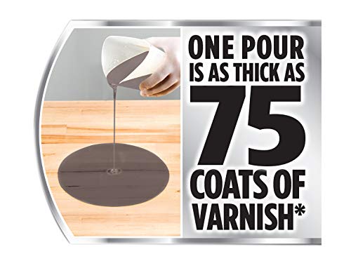 Varathane Super Glaze High Gloss Charcoal Epoxy - color: Charcoal
