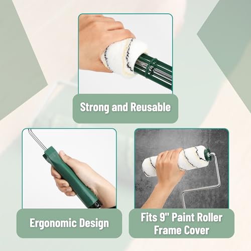 Bates- Paint Roller Frame, 9 Inch, 2 Pack Roller Handle