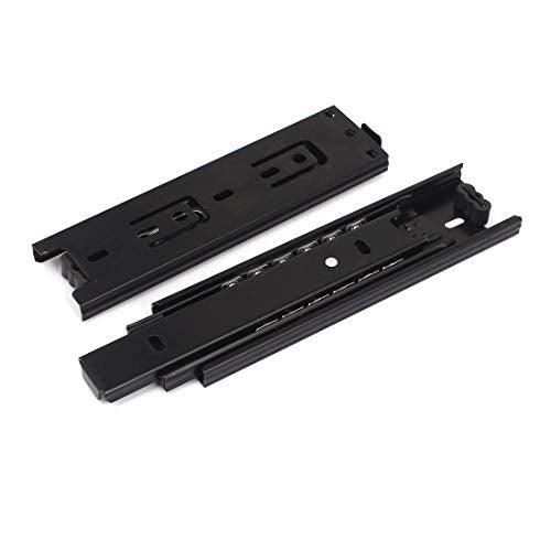Furniture 6-inch Length Full Extension Drawer Slides Telescopic Ball Bearing Slide Rail 2pcs - size: 6 Inch
