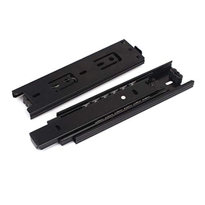 Furniture 6-inch Length Full Extension Drawer Slides Telescopic Ball Bearing Slide Rail 2pcs - size: 6 Inch