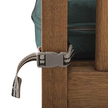 Classic Accessories Ravenna Water-Resistant 21 x 19 x 3 Inch Patio Seat Cushion, Mallard Green, Chair Seat Cushion - color: Mallard Green, size: 21"W x 19"D x 3"Thick