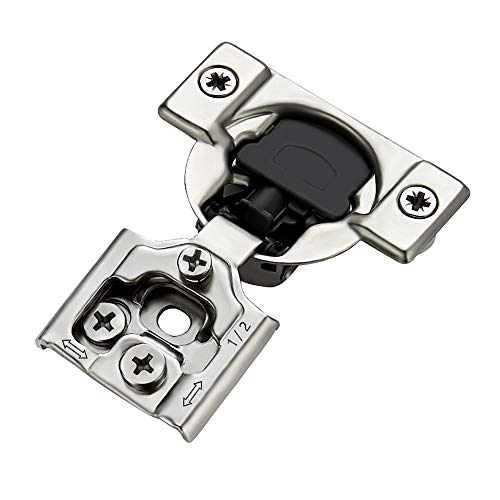 Soft Close Hinges for Kitchen Cabinet Hinges, 1/2 Inch Overlay, 10 Pack - size: 1/2 inch Overlay