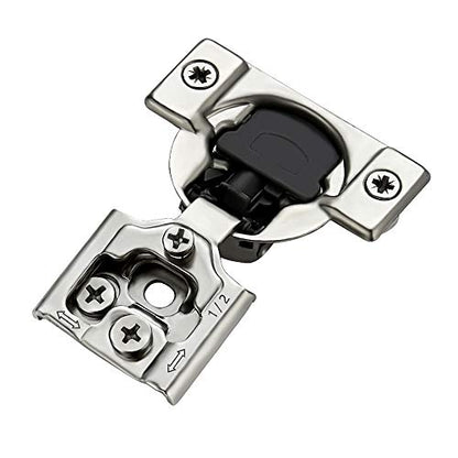Soft Close Hinges for Kitchen Cabinet Hinges, 1/2 Inch Overlay, 10 Pack - size: 1/2 inch Overlay