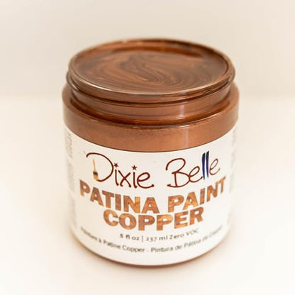 Dixie Belle Paint Company Patina Paint - Copper (8oz) - color: Copper, size: 8 Fl Oz (Pack of 1)