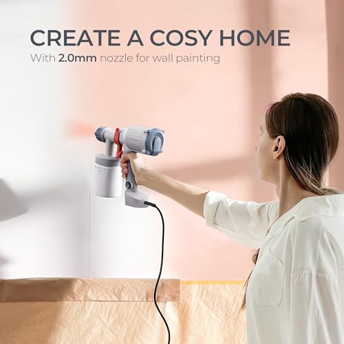 Tilswall Paint Sprayer Dreamer400 Ultra-Light Spray Gun for Painting White - color: White