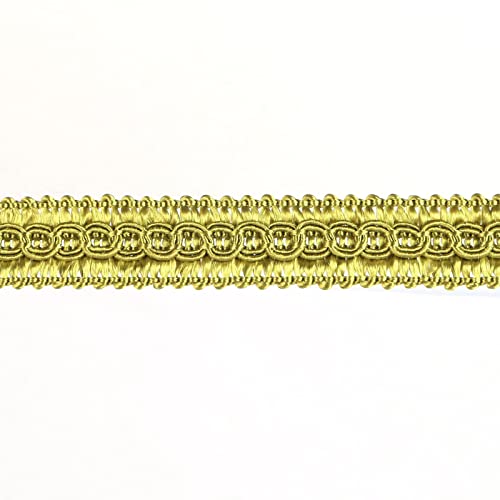 13 Yard Handmade Basic Trim,0.59" Diameter Gimp Braid-Green - color: Green, size: 13