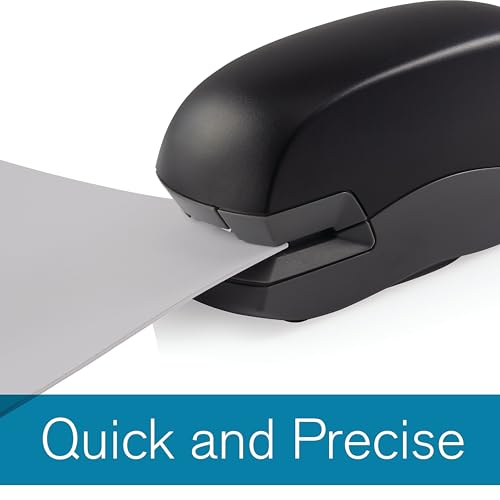Rapid 20EX Personal Electric Stapler, 20 Sheet Capacity, Black (73126)