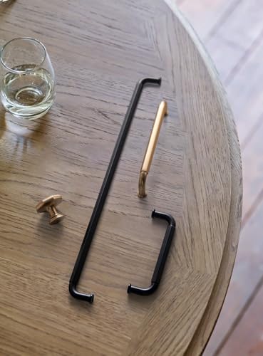 Goo-Ki 6 Pack 6-1/4 Inch （160mm） Hole Center Cabinet Pulls Champagne Bronze Zinc Alloy Kitchen Drawer Pulls Drawer Handles 6.7 Inch Length 2201-UBR-160 - color: Champagne Bronze, size: 6-1/4 inch Hole Centers