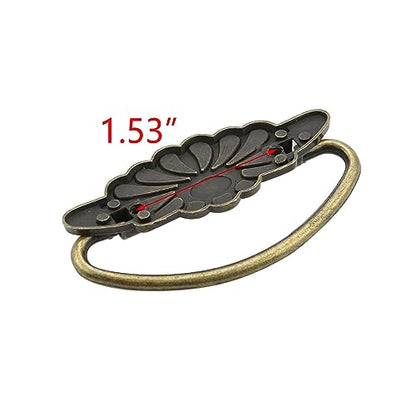 T Tulead Antique Looking Drawer Pulls Jewelry Cabinet Handles 10PCS