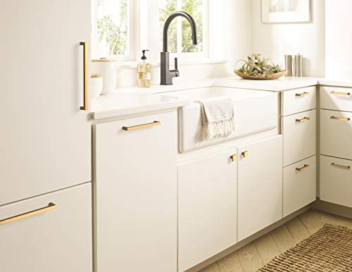 Amerock | Cabinet Pull | Champagne Bronze | 3-3/4 inch (96 mm) Center-to-Center | Monument | 2 Pack | Drawer Pull | Cabinet Handle | Cabinet Hardware - color: Champagne Bronze, size: 3-3/4 Inch (96 mm) Center-to-Center (Pack of 2)