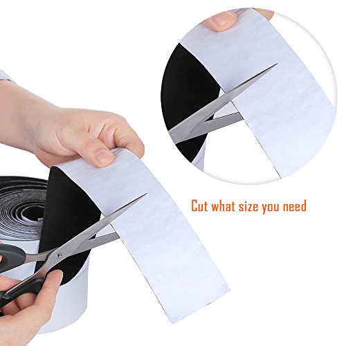 Pllieay 1 Pack Felt Tape in Self Adhesive, 1.96inch x 0.04inch x 14.7feet