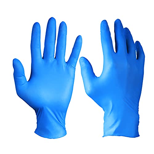 PEIPU Nitrile Disposable Gloves，Powder Free, Cleaning Service Gloves, Latex Free - size: Small (Pack of 100), style: 100 Pcs
