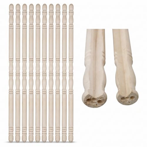 Renovators Supply 39-1/4 in Beechwood Corner Protectors Pack of 10 - color: Light Oak, size: Pack of 10