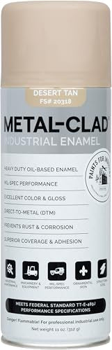 1 Can Aerosol Spray Paint (Gloss Desert Tan) 4-S-7793 - color: Satin Desert Tan, size: 11 Fl Oz (Pack of 1)