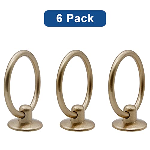Luomorgo 12 Pcs Antique Bronze Ring Pull Handle Knobs - color: Bronze-12pcs