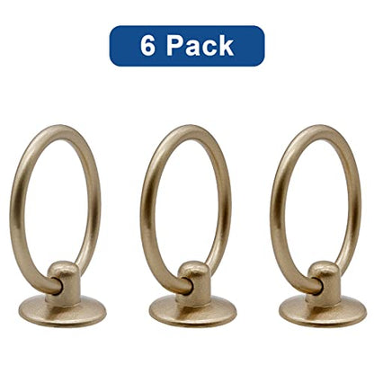 Luomorgo 12 Pcs Antique Bronze Ring Pull Handle Knobs - color: Bronze-12pcs