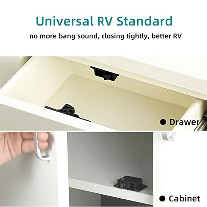 RV Drawer Latches and Catches, 4 Pack RV Cabinet Door Latches and Catches