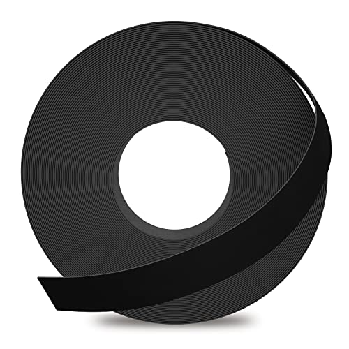 GSCIT Club Black Melamine Edge Banding, 1/2 inch x 100ft Edge Banding with Hot Melt Adhesive Pre-glued Cabinet Edge Banding Flexible Black Veneer Edging for Plywood - color: Black, size: 1/2"x 100ft