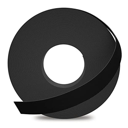 GSCIT Club Black Melamine Edge Banding, 1/2 inch x 100ft Edge Banding with Hot Melt Adhesive Pre-glued Cabinet Edge Banding Flexible Black Veneer Edging for Plywood - color: Black, size: 1/2"x 100ft