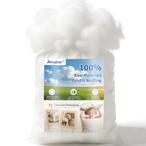 5lb Soft Polyfill Stuffing, Fluffy Pillow Stuffing for Couch Cushion,Pillow