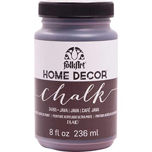 FolkArt 34165 Home Decor Chalk Furniture & Craft Paint in Assorted Colors, 8 ounce, Java - color: Java