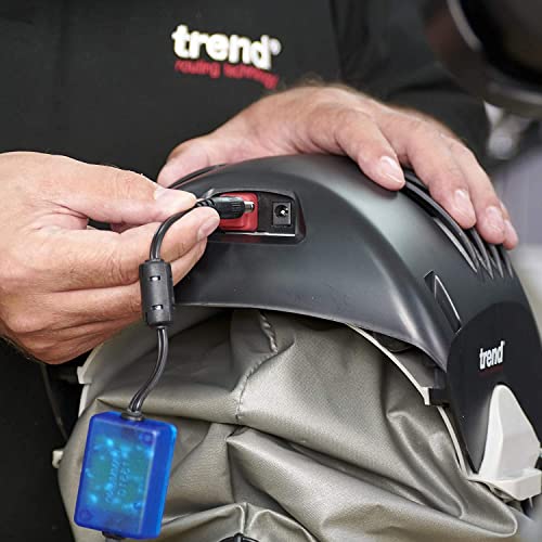 TREND Airshield Pro Respirator and Ear Defender Bundle, Powered Air Circulating Dust Protection with Clip-On Hearing Protection for Woodworking, Full Face Shield Design, AIR/PRO/D2 - style: Mask & Ear Defenders