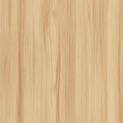 Wood Grain Contact Paper 17.3"x1200" Oak Wood Look Peel and Stick Wallpaper Vintage Removable Self Adhesive Vinyl Faux Wood Wallpaper for Cabinets Countertops Covering - color: Oak, size: 17.3" x 1200"