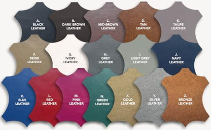 Self Adhesive Leather Repair Patch for Couch, Car Seat – Taupe 11in×8in - color: E Taupe Leather
