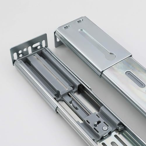 LONTAN 2 Pairs Rear Mounting Brackets for 1.77 Inch 45mm Drawer Slides - color: Silver, size: 1.77 Inch