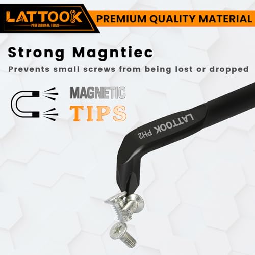 3PCS L-Type Right Angle Offset Screwdriver Set(PH1, PH2, SL6) - style: L-TYPE