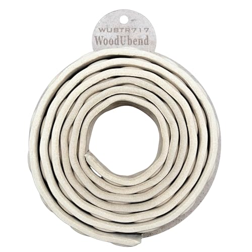 WoodUBend TR717 Trim Chunky Chain 208x3.7x1 cm Heat Bendable & Flexible Wood Trims - DIY Craft, Furniture & Home Decor - Easy to Apply & Paint - Versatile, Reusable & Durable - size: Pack of 1 (208x3.7x1 cm)
