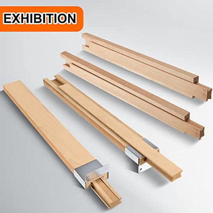 Maitys 4 Pcs Wooden Drawer Slide, 15.8 Inch Wood Bottom Mount Guide Track - size: 15.8 Inch
