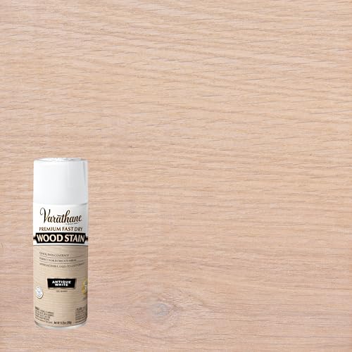 Varathane Premium Fast Dry Antique White Wood Stain Spray - color: Antique White, size: 10.25 Ounce (Pack of 1)