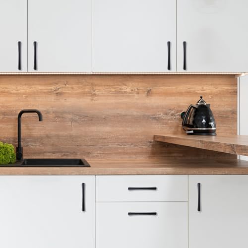 COTYKILEY 10 Pack 3 Inch(76mm) Matte Black Kitchen Cabinet Handles Cabinet Pulls Cabinet Door Handles Kitchen Cabinet Hardware Cupboard Drawer Pulls Dresser Handles - color: Matte Black, size: 3" Hole Center（76MM）