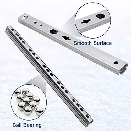 13.5 Inch Drawer Slides, 0.7 inch Wide, Pack of 2 - color: Style 2, size: 13.5" - 2PCS
