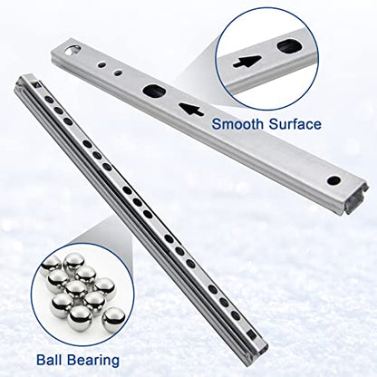 13.5 Inch Drawer Slides, 0.7 inch Wide, Pack of 2 - color: Style 2, size: 13.5" - 2PCS