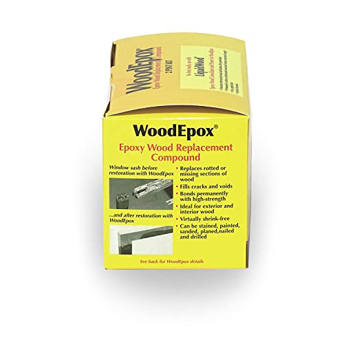 Abatron WoodEpox Kit - 2 Pint - 2-Part Structural Epoxy Adhesive Filler - Wood Filler Putty - size: 32 fluid ounce