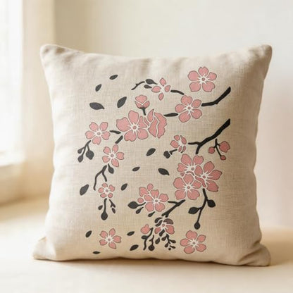 TIAMECH A4 Reusable Cherry Blossom Branch Stencil for Painting - color: Cherry Blossom Branch