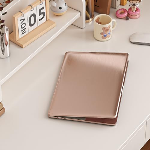 Livelynine 15.8x394 Metallic Wallpaper Peel and Stick Desk Wrap Champagne Pink Contact Paper for Desk Countertops Dorm Teacher Fridge Locker Wall Paper Waterproof Renter Friendly Counter Top Covers - size: 15.8" x 394"