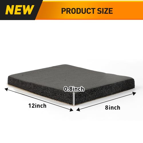 MODIGT 12"×8"×3/4" Thick Self Adhesive Foam Padding Sheet (4PCS) - size: 8*12*3/4inch(4PCS)