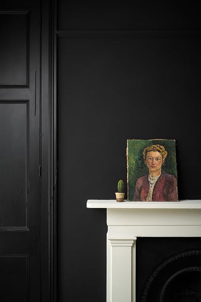 Annie Sloan Wall Paint (Athenian Black, 4 Fl Oz Tester) - color: Athenian Black, size: 4 Fl Oz (Pack of 1)