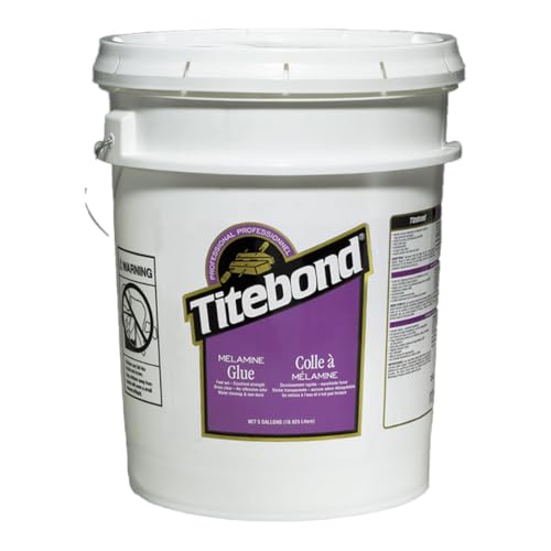 Titebond Melamine Glue, 5 Gal. – Bonds Vinyl, HPL, Wood, MDF & Particleboard, 4017 - size: 5 Gal.