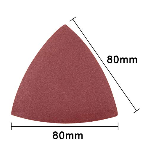 AUSTOR 120 Pieces Triangular Sandpaper, Triangle Sanding Sheets