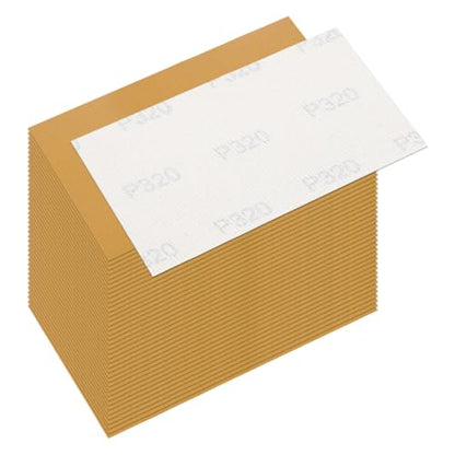 40 Pcs 320 Grit Sandpaper 2.75x5 Inch Sand Paper Alumina Abrasive - size: 2.75 x 5 Inch(320 Grit)